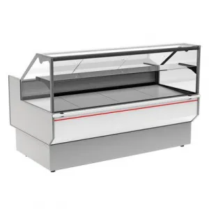 Витрина холодильная Полюс GC95 SV 1,0-1 (ВХСр-1,0 Carboma GC95) (0011-9003 боковины серые, декор бел – купить по цене завода