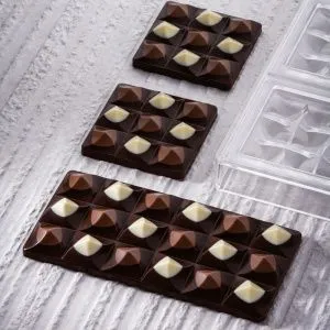 Форма для шок. "Chocolate Bar Moulin Mini" 70Х70ММ H14Мм, 50ГР, 6 Ячеtк, п/к Pc5014Fr – купить по цене завода