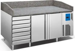 Купить стол для пиццы koreco spz 2610 wn (+0/+12) гранит.столеш, 2 дв, 7ящ. – цена от завода, доставка до двери | RuOborudovanie.ru