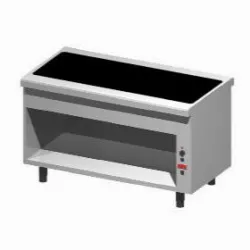Купить прилавок тепловой emainox 8egvc15 8045023 с подог. стеклокерамич.поверхностью на открытом шкафу – цена от завода, доставка до двери | RuOborudovanie.ru