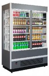 Купить горка холодильная polair cube 980-07 mg plug-in серая, с боковинами (стеклопакет), стекл.двери х1 – цена от завода, доставка до двери | RuOborudovanie.ru