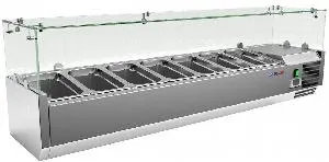 Витрина холодильная настольная Cooleq Vrx 1500/330 – купить по цене завода