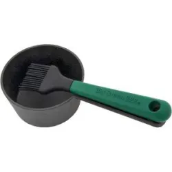 Купить сотейник чугунный с силиконовой кисточкой big green egg 117663 – цена от завода, доставка до двери | RuOborudovanie.ru