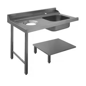 Стол для грязной посуды 1200 ММ левый Apach Chef Line L80207 – купить по цене завода