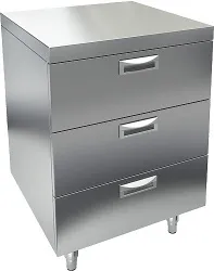 Купить модуль барный hicold нбмт 3-6/6 закрытый с тремя ящиками, 600х600х850мм – цена от завода, доставка до двери | RuOborudovanie.ru