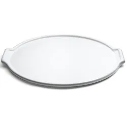 Купить блюдо для пиццы d 35,5см / 33,5см, с ручками, керамика, серия gastron, цвет белый 343205 – цена от завода, доставка до двери | RuOborudovanie.ru