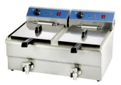 Купить фритюрница kocateq bef102v (2 ванны 10+10л) электрическая настольная – цена от завода, доставка до двери | RuOborudovanie.ru