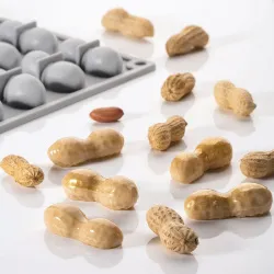 Купить форма силиконовая "gourmand орех арахис" 47х19мм h16мм, 7мл, 24 ячейки gg014s – цена от завода, доставка до двери | RuOborudovanie.ru