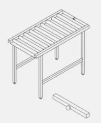 Купить стол для чистой посуды dihr lc 96/c роликовый – цена от завода, доставка до двери | RuOborudovanie.ru