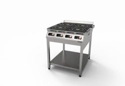 Купить плита индукционная dominator пэи-4d (4зоны нагрева, 14квт) на подставке – цена от завода, доставка до двери | RuOborudovanie.ru