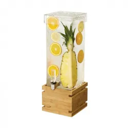 Купить диспенсер для сока rosseto beverage ld179, 7,6л 18,4х18,4см h59,7см, бамбук/акрил – цена от завода, доставка до двери | RuOborudovanie.ru