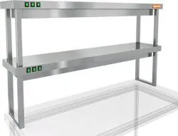 Купить полка тепловая hicold tp2-13/4 двухъярусная настольная (1300х400х800мм) – цена от завода, доставка до двери | RuOborudovanie.ru