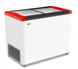 Ларь морозильный Frostor Gellar FG350C прямое стекло красный – купить в RuOborudovanie.ru с доставкой до двери Купить ларь морозильный frostor gellar fg350c прямое стекло красный – цена от завода, доставка до двери | RuOborudovanie.ru