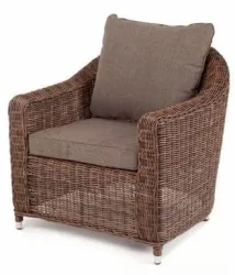 Купить кресло 4sis кон панна (коричневоe) арт.yh-c1808w brown из искусственного ротанга – цена от завода, доставка до двери | RuOborudovanie.ru
