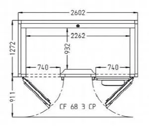 Камера расстоечная Pavailler CF 68 3 CP 60х80см – купить по цене завода