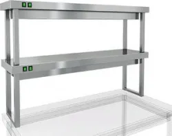 Купить полка тепловая hicold tp2-8/3 двухъярусная настольная (800х300х800мм) – цена от завода, доставка до двери | RuOborudovanie.ru