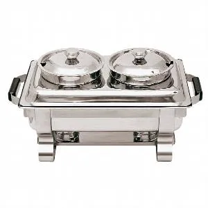 Чафинг-диш Paderno 41694A02 для супа с двумя емкостями – купить по цене завода