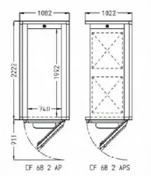 Купить камера расстоечная pavailler cf 68 2 aps 60x80 1дверь/2тележки – цена от завода, доставка до двери | RuOborudovanie.ru