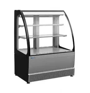 Витрина кондитерская Kayman Kвк-950М статика люкс черный – купить по цене завода