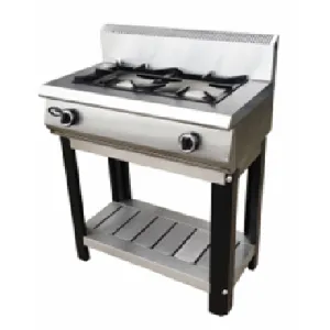 Плита газовая Grill Master Ф2ЖТЛПГ(п) ГАЗ (50018) на подставке 2конф. усилен.18кВт – купить по цене завода