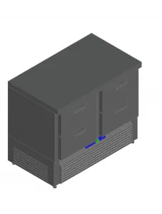 Стол с охлаждающим шкафом Hicold Sne 22/Tn O – купить по цене завода