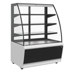 Купить витрина холодильная полюс k70 vm 1,3-2 9006-9005 (вхсв-1,3д сarboma техно (открытая)) – цена от завода, доставка до двери | RuOborudovanie.ru