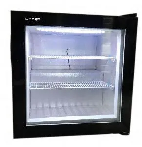 Шкаф морозильный Cooleq UF100G (черный) на 98л со стеклом – купить по цене завода