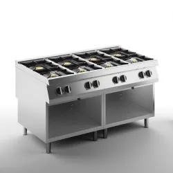 Купить плита газовая 8 конфорочная 900 серии apach chef line slrrg169cs – цена от завода, доставка до двери | RuOborudovanie.ru