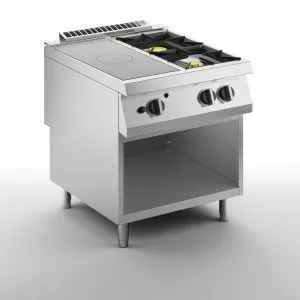 Плита газовая Apach SLRSTG89R2SXOS открытая подставка, напольная 1зона+2горелки справа – купить по цене завода