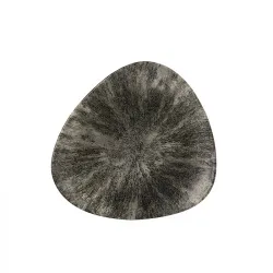 Купить тарелка мелкая треугольная 19,2см, без борта, цвет stone quartz black, studio prints stqbtr71 – цена от завода, доставка до двери | RuOborudovanie.ru