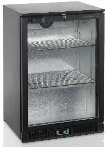 Шкаф холодильный со стеклом Tefcold Ba15H барный черный – купить по цене завода