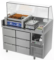Купить станция для бургеров и хот-догов атеси бавария бхс-1235.700-02 арт.313751 – цена от завода, доставка до двери | RuOborudovanie.ru