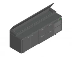 Купить стол для пиццы охлаждающий pz1-1122/gn (1/3h) hicold – цена от завода, доставка до двери | RuOborudovanie.ru