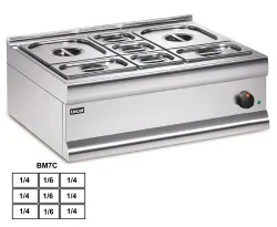 Купить мармит настольный 6*gn1/4 + 3*gn1/6 lincat bm7cfl – цена от завода, доставка до двери | RuOborudovanie.ru