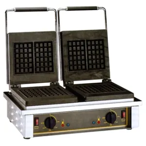 Вафельница Roller Grill GED20 бельгийскте 2 зоны (2шт.100х180х26мм - чугун) – купить по цене завода