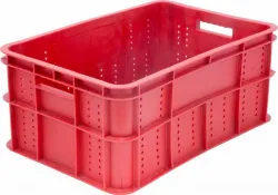 Купить ящик 600х400х250(260) мм перфорированные бока сплошное дно, колбасный, пэнд [як-253] – цена от завода, доставка до двери | RuOborudovanie.ru