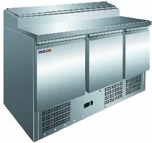 Стол холодильный Cooleq PS300 нерж. для пиццы на 400л (+2...+8) 3дв. – купить по цене завода