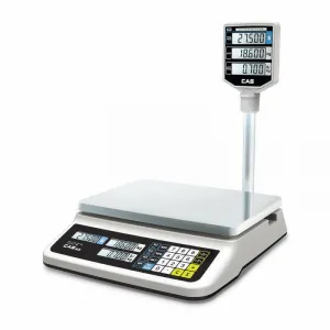 Весы торговые Cas PR-15P (LCD, II) (15кг, 2/5г) электронные – купить по цене завода