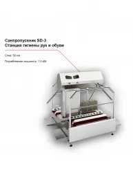 Купить санпропускник feleti sd-3 (станция гигиены рук и обуви) – цена от завода, доставка до двери | RuOborudovanie.ru