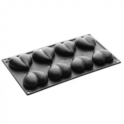 Форма силиконовая Pavoflex для пирож. 3D "Heart" 65Х60ММ H21Мм, 46мл, 8 ячеек Px3206 – купить в RuOborudovanie.ru с доставкой до двери Купить форма силиконовая pavoflex для пирож. 3d "heart" 65х60мм h21мм, 46мл, 8 ячеек px3206 – цена от завода, доставка до двери | RuOborudovanie.ru