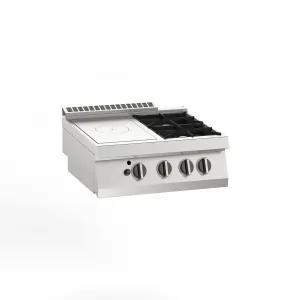 Плита со сплошной поверхностью газовая 700 серии Apach Chef Line Slrstg87R2Dx – купить по цене завода