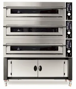 Печь для пиццы Oem-ali 635 L/3 электрическая серии SuperTop 3-камерная с подом 113*73 см – купить по цене завода