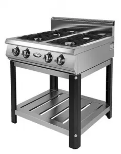 Плита газовая Grill Master Ф4ПГ/800 ГАЗ (50002) на подставке 4конф. 27кВт 800х800х1050 – купить по цене завода