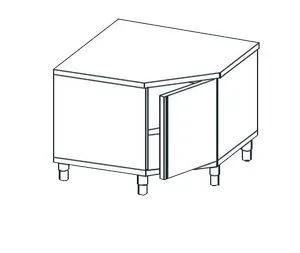 Стол угловой закрытый Apach Chef Line Lwt711Sh2Hd – купить по цене завода