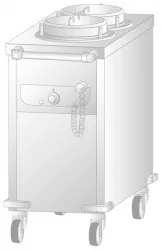 Купить диспенсер для тарелок kocateq dm94324 e нейтральный передвижной с 2гн.*50 шт. 250-320мм – цена от завода, доставка до двери | RuOborudovanie.ru