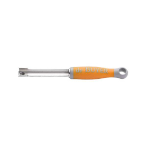 Нож для вырезания сердцевины из яблок D12Мм, ручка пластиковая оранжевая 2612.01