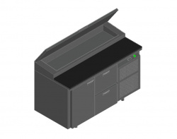 Купить стол для пиццы hicold pz1-12/gn (1/3h) – цена от завода, доставка до двери | RuOborudovanie.ru