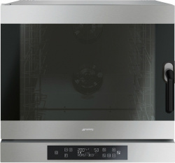 Печь конвекционная Smeg ALFA625EHDS электрический 6 ур 60*40 см или GN1/1 с 2х скоростными вентиляторами