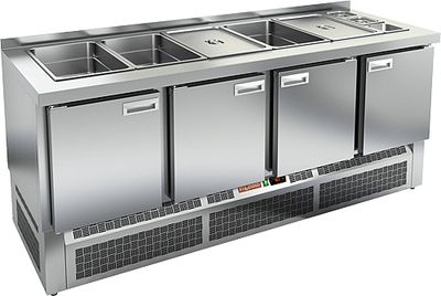 Стол для салатов Hicold SLE3-1111GN без крышки  (+2/+10)