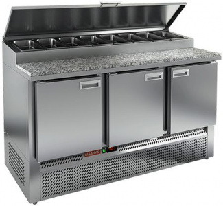 Стол для пиццы Hicold Pze1-111Gn (1/3) камень